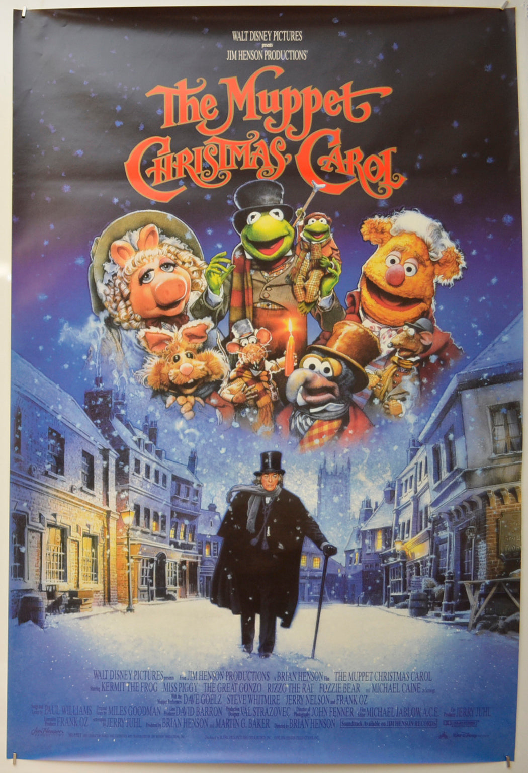 The Muppet Christmas Carol Original One Sheet Poster - Film Poster - Movie Poster