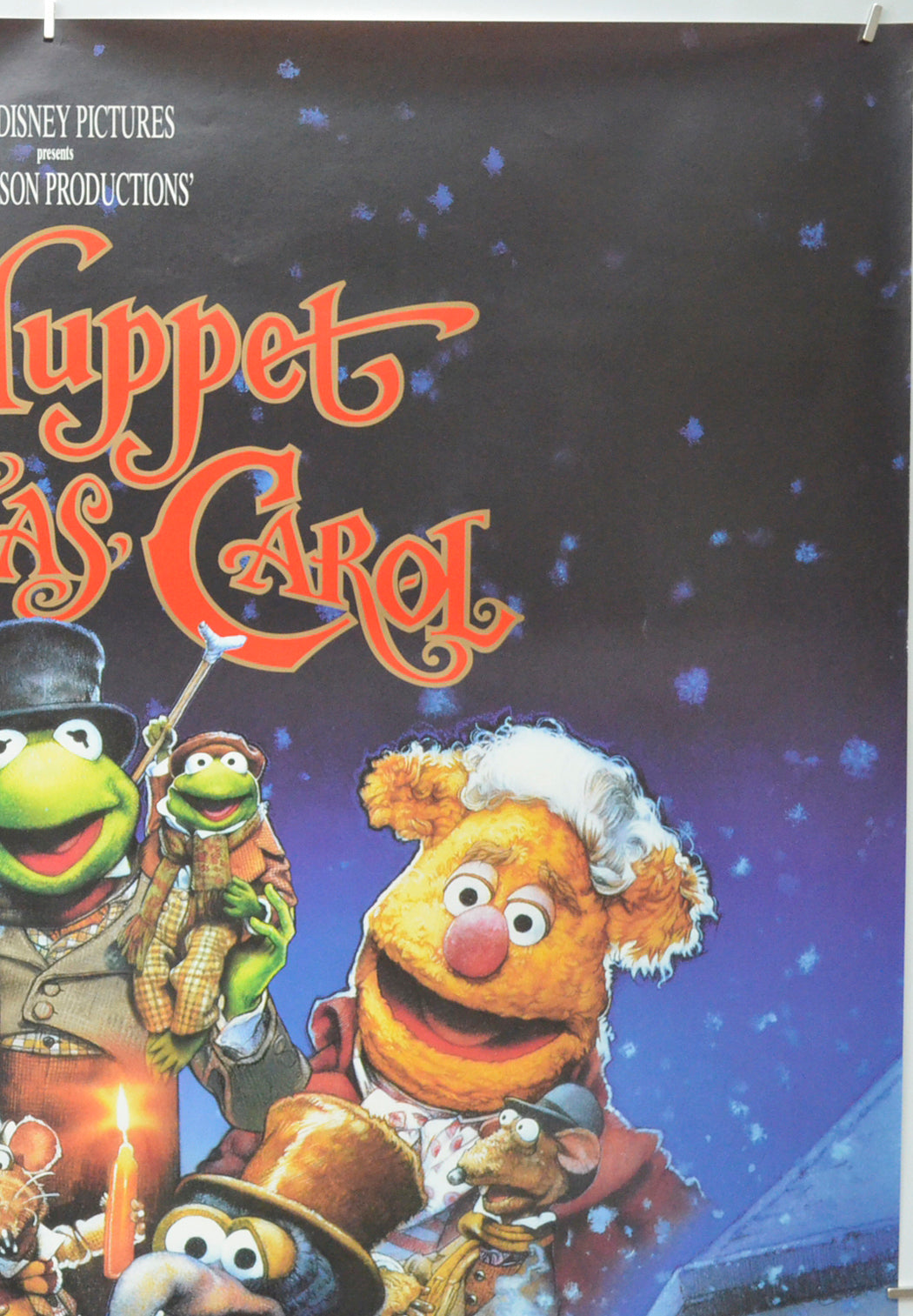 THE MUPPET CHRISTMAS CAROL (Top Right) Cinema One Sheet Movie Poster 