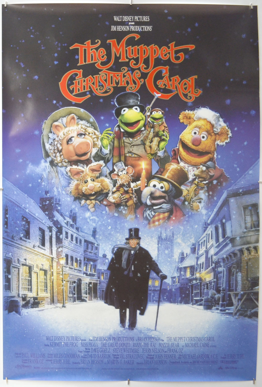 The Muppet Christmas Carol  Original One Sheet Poster - Film Poster - Movie Poster