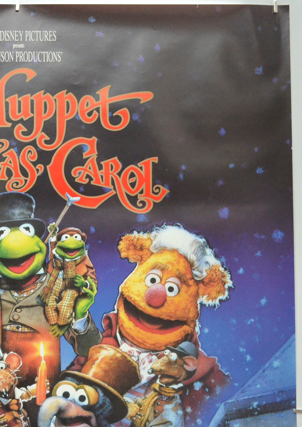 THE MUPPET CHRISTMAS CAROL (Top Right) Cinema One Sheet Movie Poster 