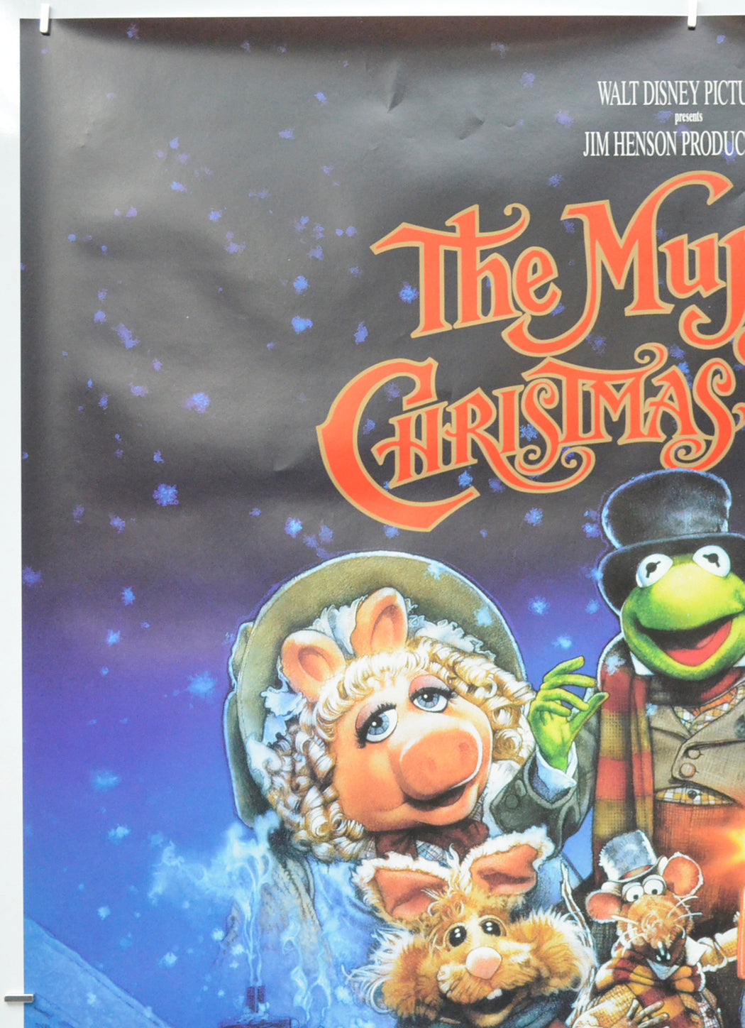 THE MUPPET CHRISTMAS CAROL (Top Left) Cinema One Sheet Movie Poster 