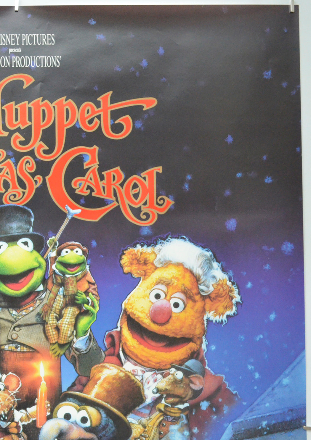 THE MUPPET CHRISTMAS CAROL (Top Right) Cinema One Sheet Movie Poster 