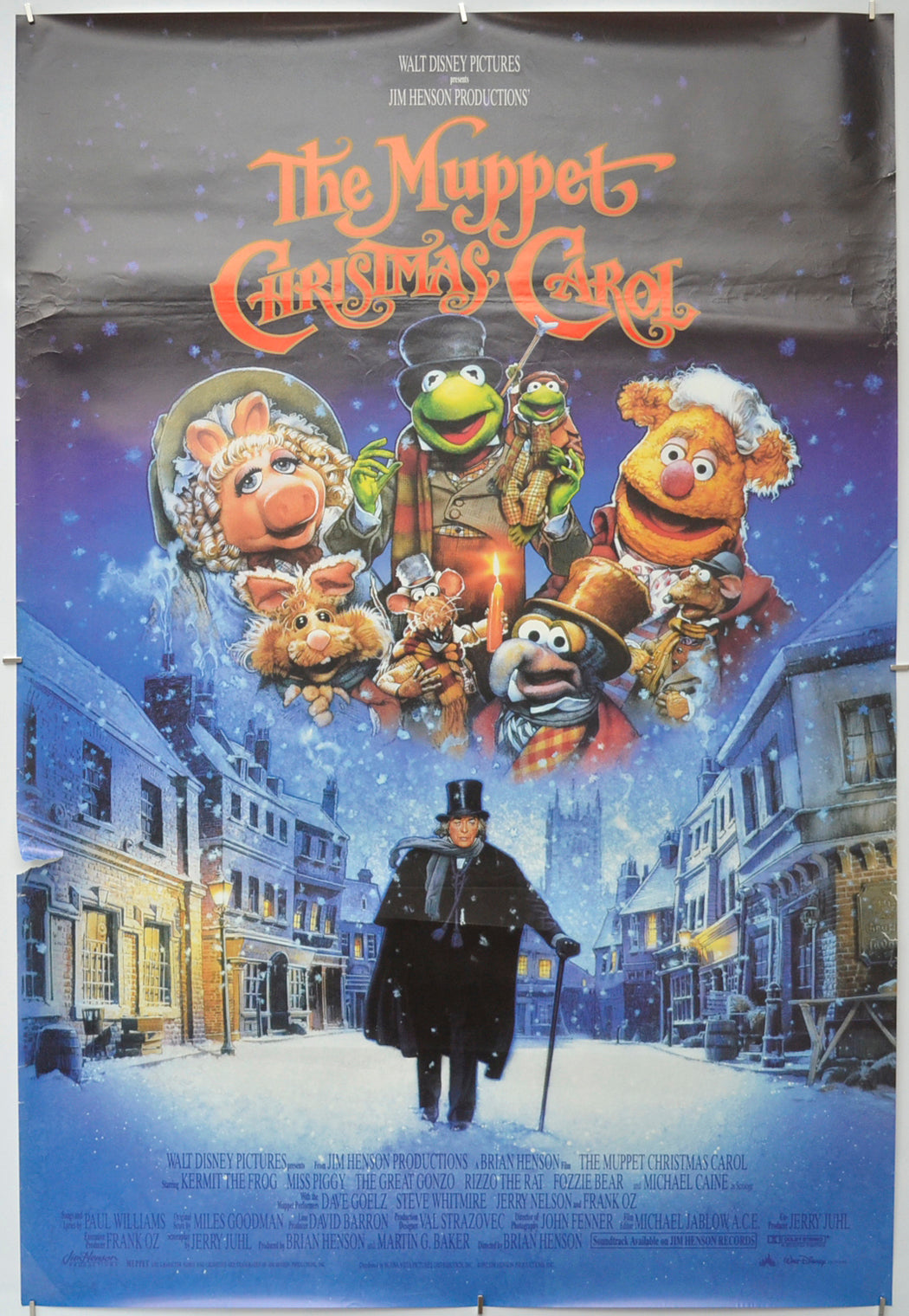 The Muppet Christmas Carol Original One Sheet Poster - Film Poster - Movie Poster