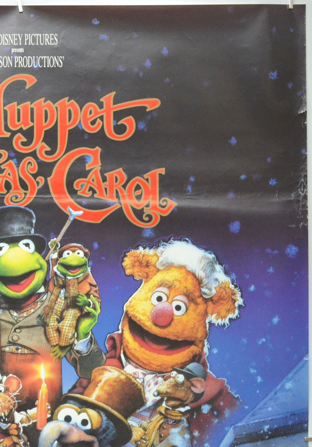 THE MUPPET CHRISTMAS CAROL (Top Right) Cinema One Sheet Movie Poster 