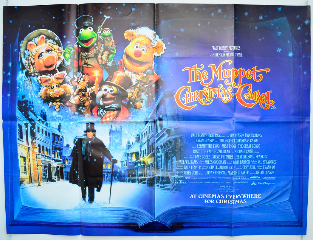 The Muppet Christmas Carol Original Quad Poster - Film Poster - Movie Poster  