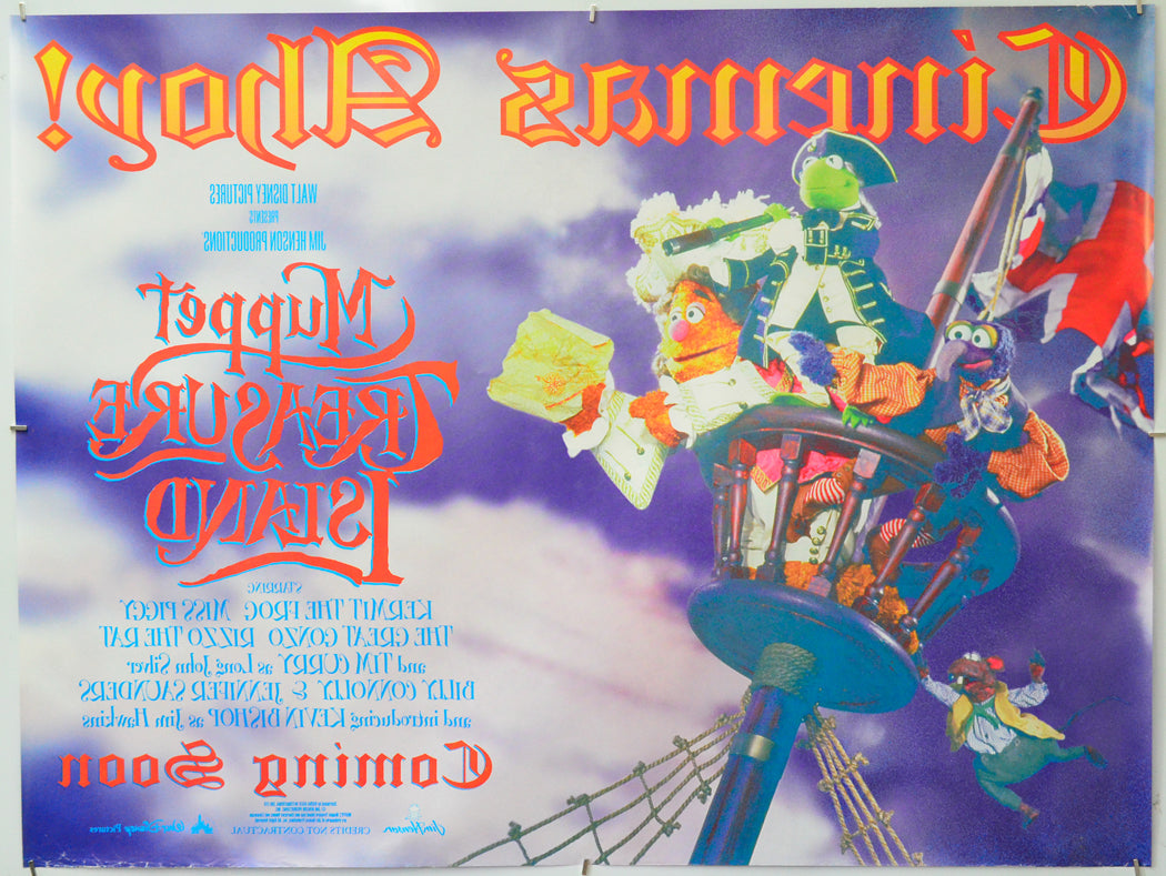 Muppet Treasure Island (Back) Cinema Quad Movie Poster 