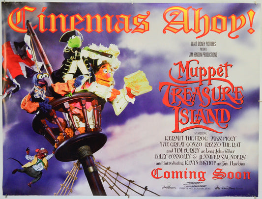 Muppet Treasure Island - Original Quad Poster - Film Poster - Movie Poster