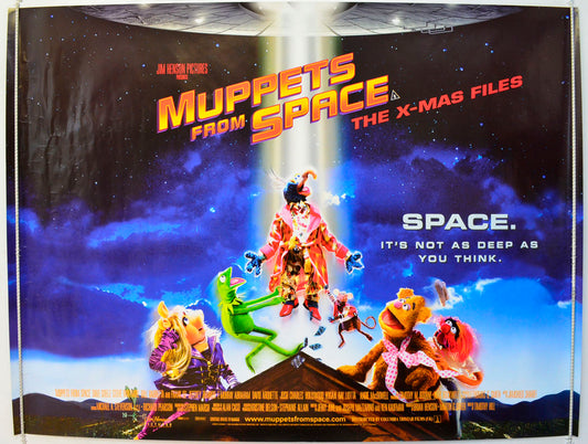 Muppets From Space  Original British Quad Poster - Film Poster - Movie Poster