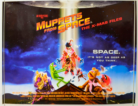 Muppets From Space  Original British Quad Poster - Film Poster - Movie Poster