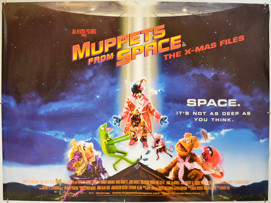 Muppets From Space  Original Quad Poster - Film Poster - Movie Poster