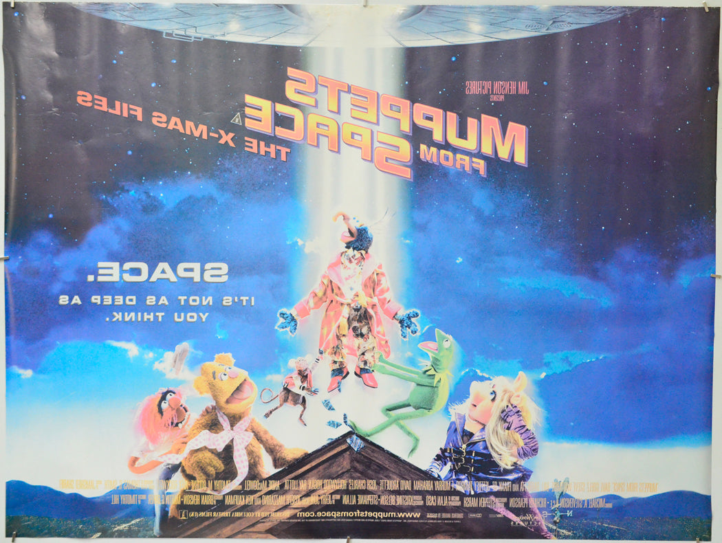 Muppets From Space (Back) Cinema Quad Movie Poster 