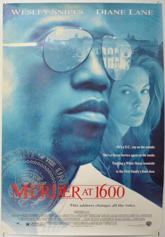 Murder At 1600 (Style A) Original One Sheet Poster - Film Poster - Movie Poster