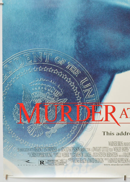 MURDER AT 1600 (Bottom Left) Cinema One Sheet Movie Poster 