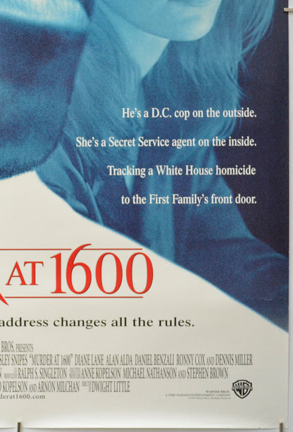 MURDER AT 1600 (Bottom Right) Cinema One Sheet Movie Poster 