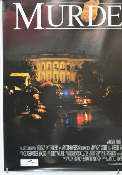 MURDER AT 1600 (Bottom Left) Cinema One Sheet Movie Poster 