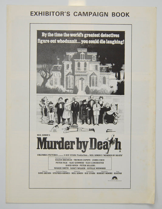 Murder By Death Original 4 Page Cinema Exhibitors Campaign Pressbook (UK)