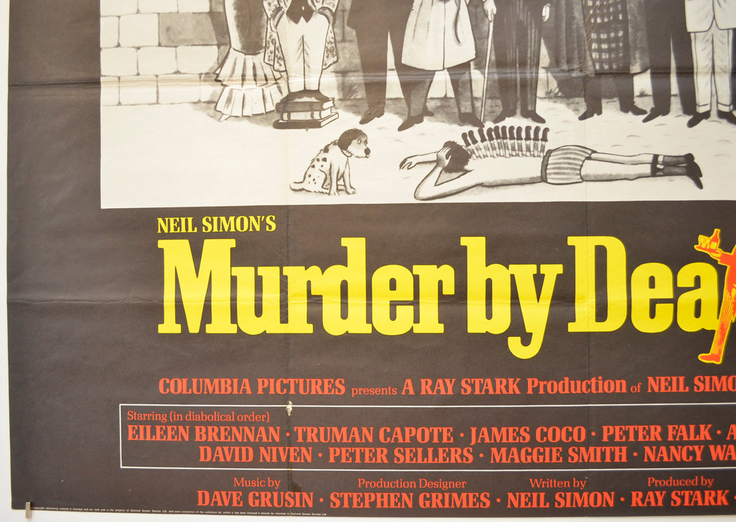 MURDER BY DEATH (Bottom Left) Cinema Quad Movie Poster 