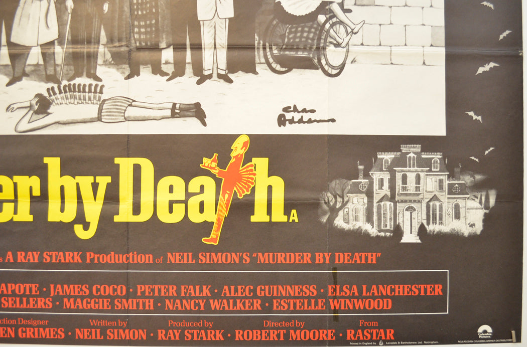 MURDER BY DEATH (Bottom Right) Cinema Quad Movie Poster 