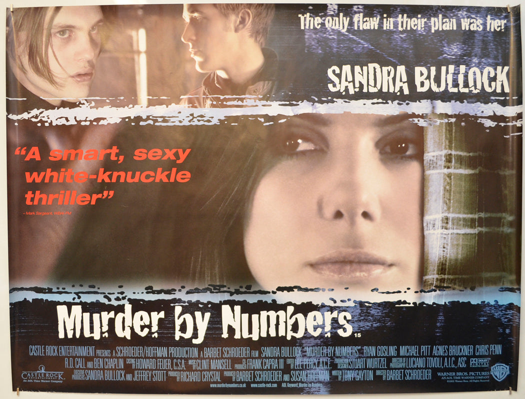 Murder By Numbers  Original Quad Poster - Film Poster - Movie Poster