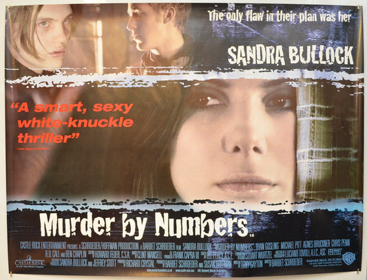 Murder By Numbers  Original Quad Poster - Film Poster - Movie Poster