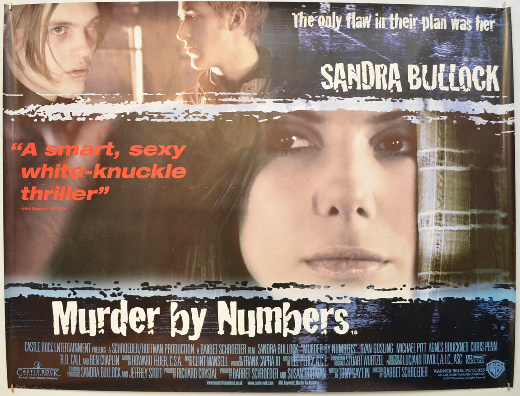 Murder By Numbers  Original Quad Poster - Film Poster - Movie Poster