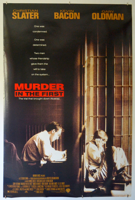 Murder In The First  Original One Sheet Poster - Film Poster - Movie Poster