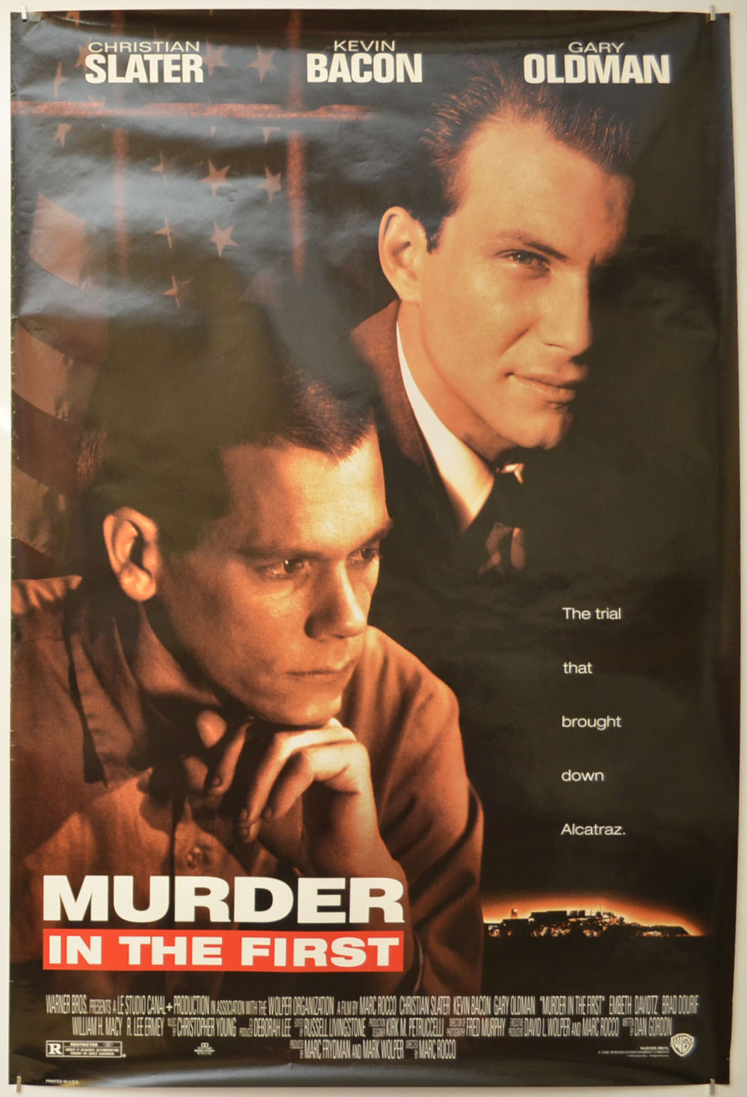 Murder In The First (Version 2) Original One Sheet Poster - Film Poster - Movie Poster