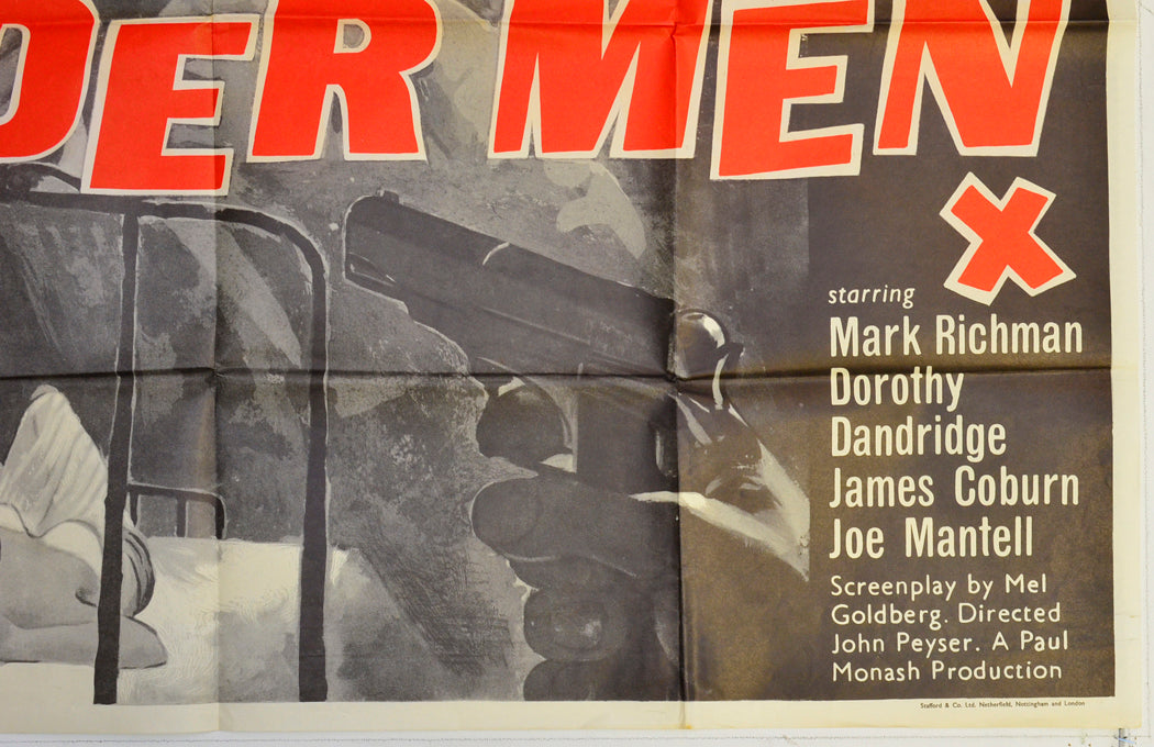 THE MURDER MEN (Bottom Right) Cinema Quad Movie Poster 