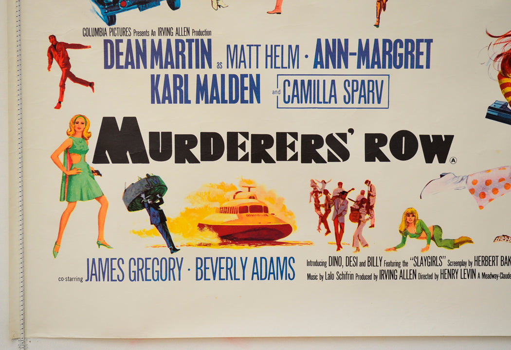 MURDERER’S ROW (Bottom Left) Cinema Quad Movie Poster 