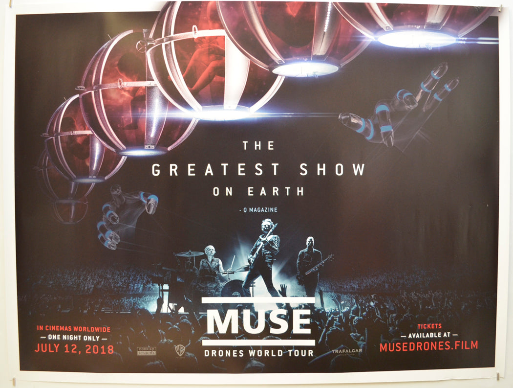 Muse : Drones World Tour Original Quad Poster - Film Poster - Movie Poster