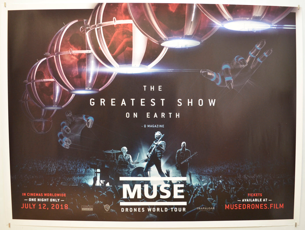 Muse : Drones World Tour Original Quad Poster - Film Poster - Movie Poster