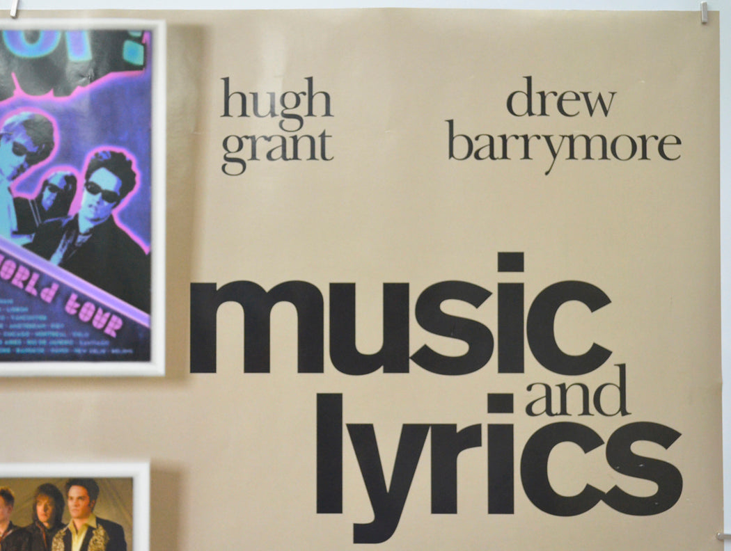 MUSIC AND LYRICS (Top Right) Cinema Quad Movie Poster 