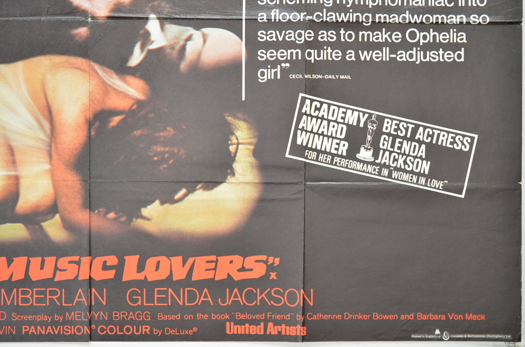 THE MUSIC LOVERS (Bottom Right) Cinema Quad Movie Poster 