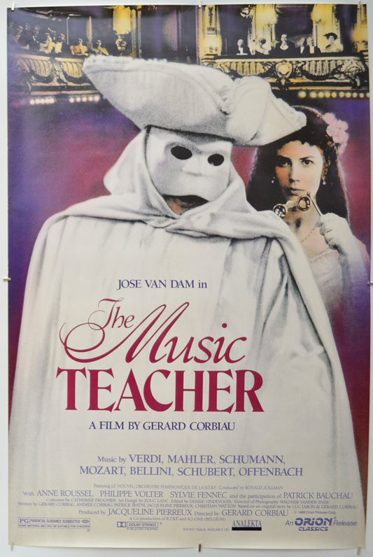 The Music Teacher (a.k.a Le maître de musique) Original One Sheet Poster - Film Poster - Movie Poster