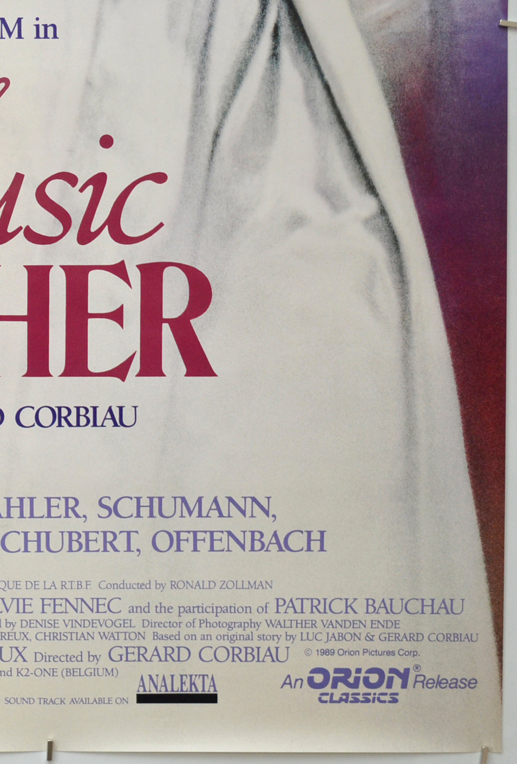 THE MUSIC TEACHER (Bottom Right) Cinema One Sheet Movie Poster 