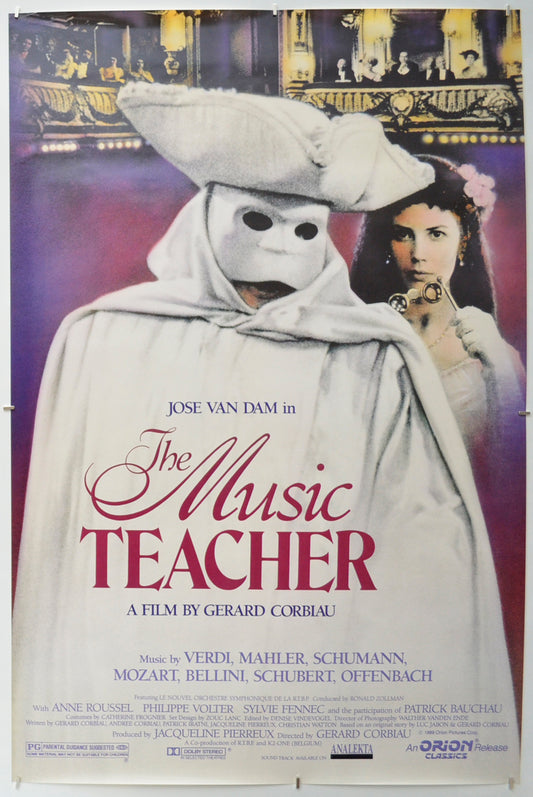 The Music Teacher (a.k.a Le maître de musique) Original One Sheet Poster - Film Poster - Movie Poster