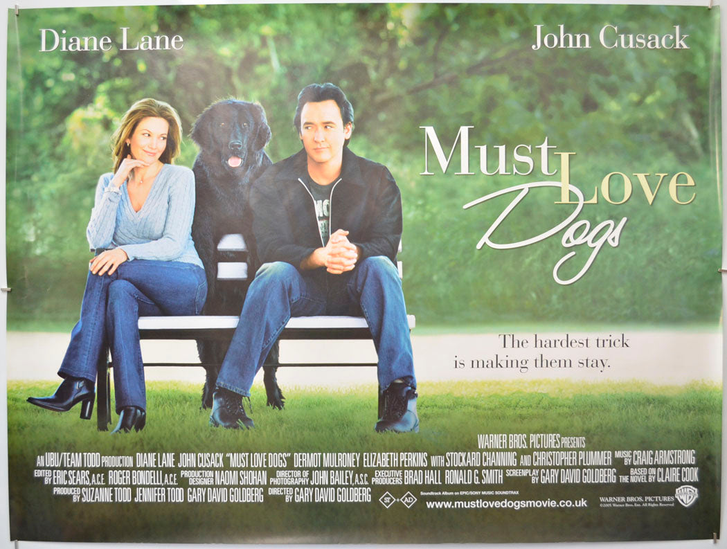 Must Love Dogs Original Quad Poster - Film Poster - Movie Poster