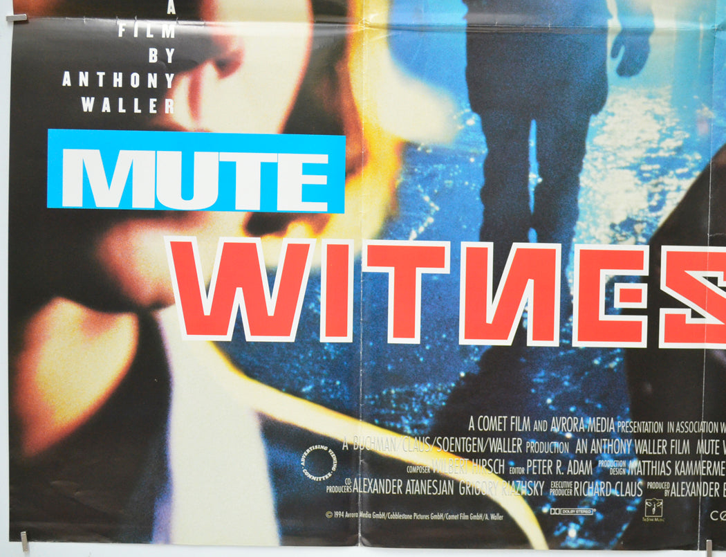 MUTE WITNESS (Bottom Left) Cinema Quad Movie Poster 