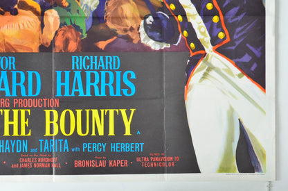 MUTINY ON THE BOUNTY (Bottom Right) Cinema Quad Movie Poster 