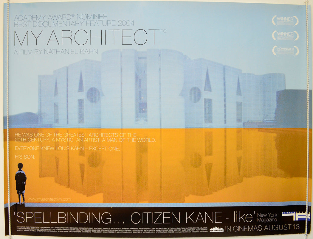 My Architect  Original British Quad Poster - Film Poster - Movie Poster 