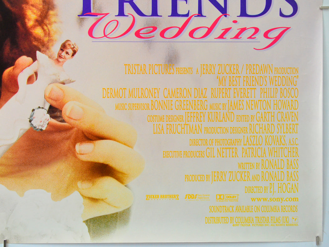 My Best Friend’s Wedding (Bottom Right) Cinema Quad Movie Poster 