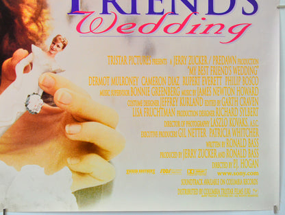 My Best Friend’s Wedding (Bottom Right) Cinema Quad Movie Poster 