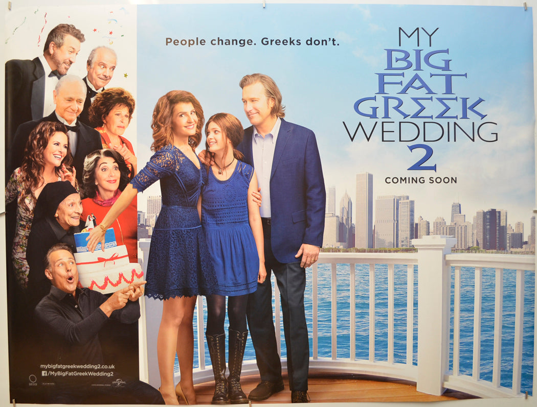 My Big Fat Greek Wedding 2 (Teaser / Advance Version) Original Quad Poster - Film Poster - Movie Poster