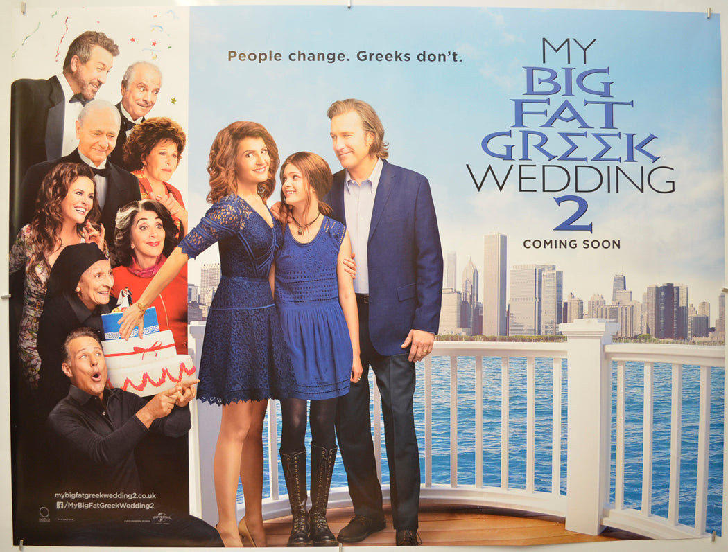 My Big Fat Greek Wedding 2 (Teaser / Advance Version) Original Quad Poster - Film Poster - Movie Poster