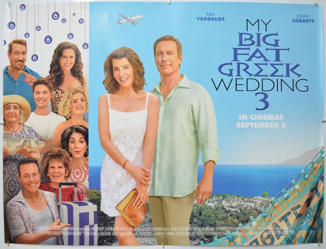 My Big Fat Greek Wedding 3 Original Quad Poster - Film Poster - Movie Poster