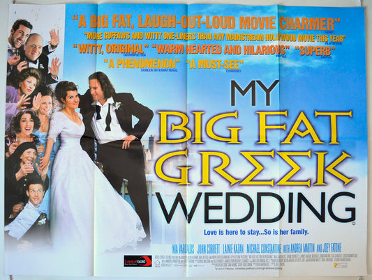 My Big Fat Greek Wedding Original British Quad Poster - Movie Poster