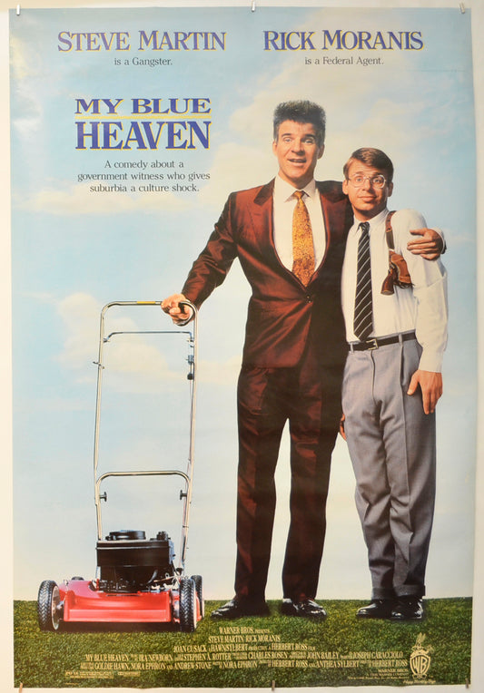 My Blue Heaven  Original One Sheet Poster - Film Poster - Movie Poster