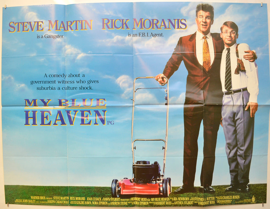 My Blue Heaven  Original Quad Poster - Film Poster - Movie Poster