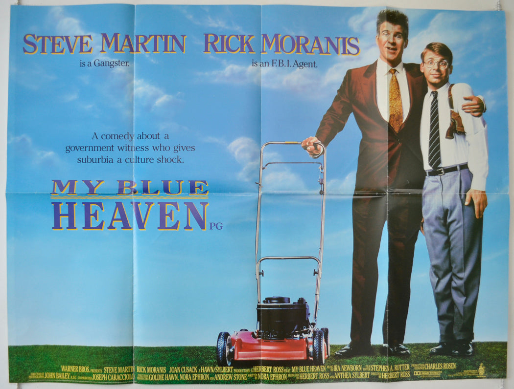 My Blue Heaven Original Quad Poster - Film Poster - Movie Poster  