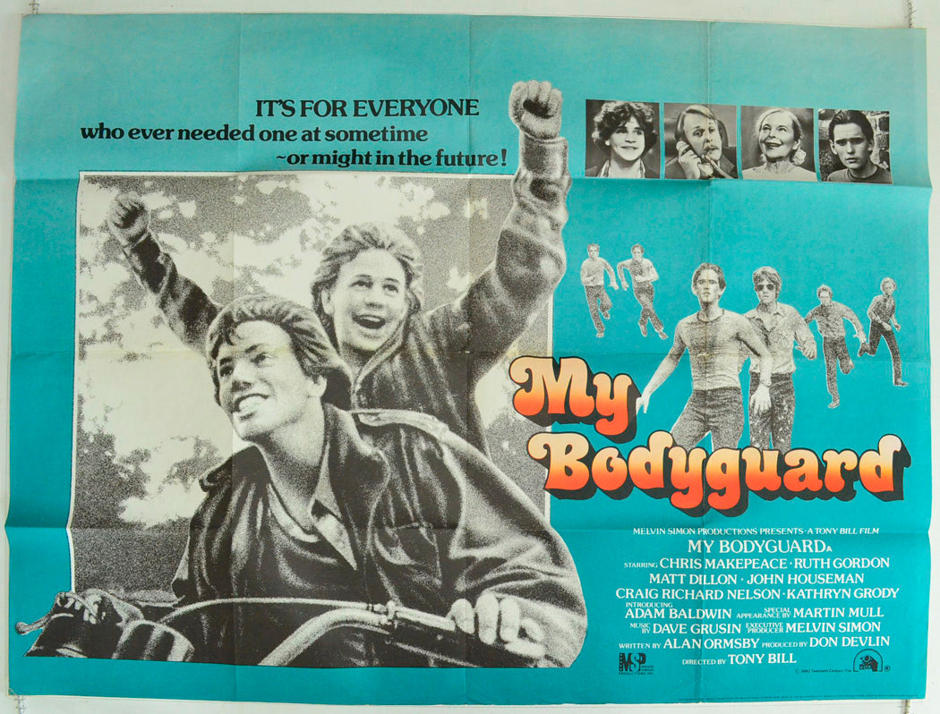 My Bodyguard Original British Quad Poster - Film Poster - Movie Poster 